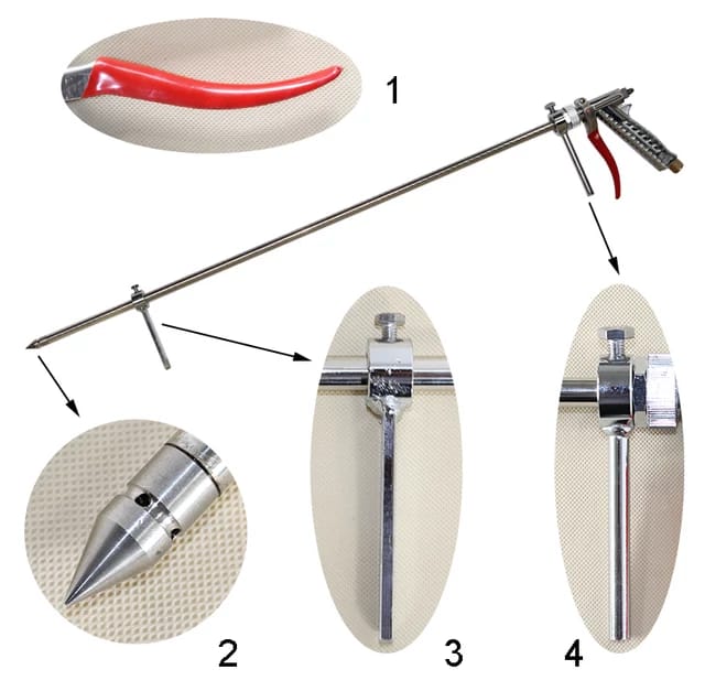 Termite Sub-Soil Slab Injector